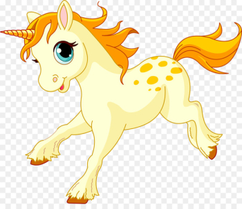 Pony Horse Unicorn Cartoon - unicorn horn 