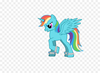 Pony Rainbow Dash Winged unicorn - unicorn 