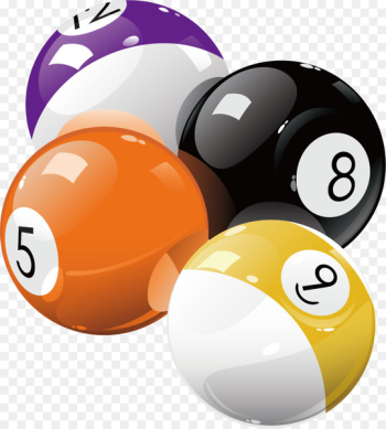 Pool Billiard ball Billiards Eight-ball - Billiards png vector material 