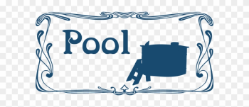 Pool Sign Png Images - Frame For Text Box