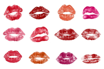 Pop art style lip print Pop art style lip print