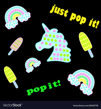 pop it rainbow and unicorn pop it rainbow and unicorn