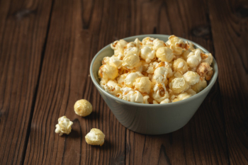 Popcorn on the wooden table. Free Photo Popcorn on the wooden table. Free Photo