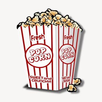 Popcorn sticker, food, snack illustration | Free Vector - rawpixel Popcorn sticker, food, snack illustration | Free Vector - rawpixel