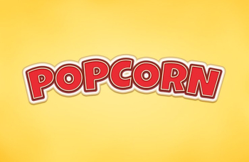 Popcorn Text Effect Popcorn Text Effect