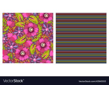 poppy and stripes pattern set poppy and stripes pattern set