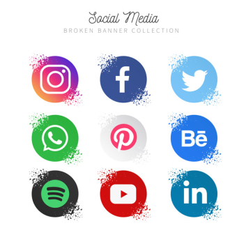 Popular social media collection Popular social media collection