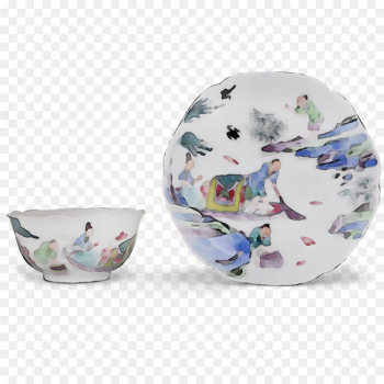Porcelain Saucer Tableware Bowl M - Porcelain Saucer Tableware Bowl M -