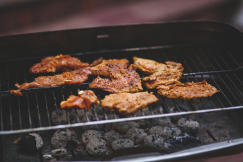 Pork on the grill Pork on the grill