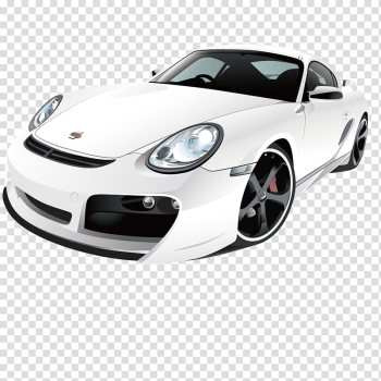 Porsche 909 Bergspyder Sports car Porsche 934, White sports car transparent background PNG clipart