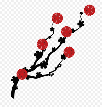 Portable Network Graphics Plum blossom Image Design - brown twigs 