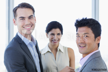 Portrait confident business people Portrait confident business people