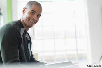 Portrait confident young man Portrait confident young man