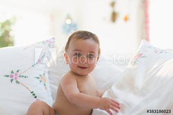 Portrait cute curious baby boy Portrait cute curious baby boy
