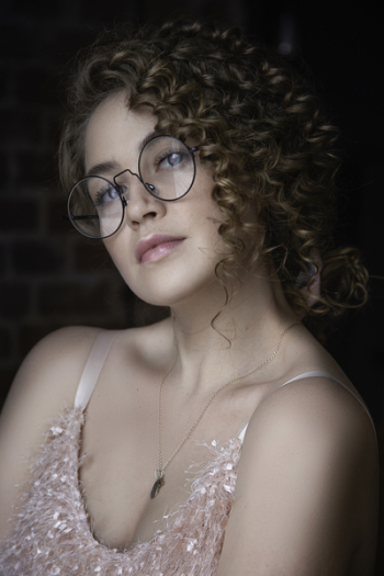 Portrait of Curly Hair Woman Portrait of Curly Hair Woman