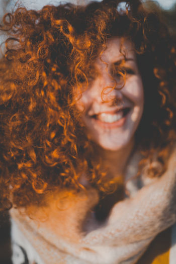 Portrait of Curly Haired Girl Portrait of Curly Haired Girl