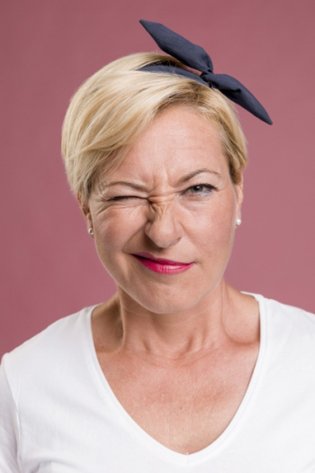 Portrait of friendly middle aged woman Free Photo Portrait of friendly middle aged woman Free Photo