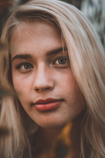 Portrait Photo of Blonde Haired Woman Portrait Photo of Blonde Haired Woman