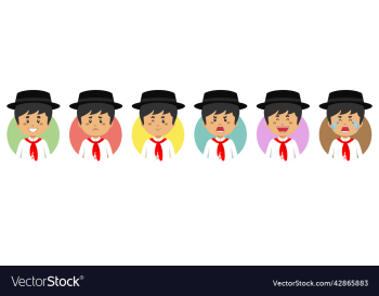 portuguese avatar with various expression portuguese avatar with various expression