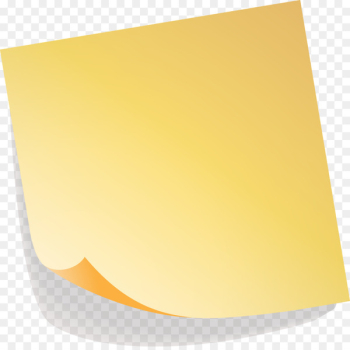 Post-it note Paper Euclidean vector - Vector painted yellow sticky notes 