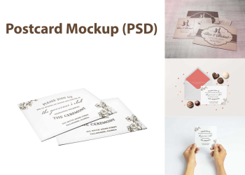 Postcard Mockup (PSD)