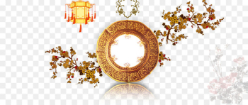 Poster Chinoiserie - Mid autumn decoration Poster Chinoiserie - Mid autumn decoration