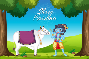Poster for shree krishna Free Vector Poster for shree krishna Free Vector