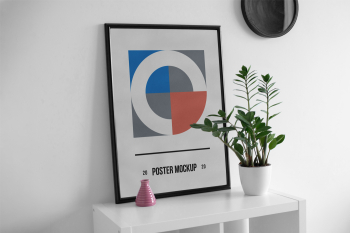 Poster on Desk PSD Mockup poster mockup 20 20 Poster on Desk PSD Mockup poster mockup 20 20
