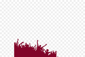 Poster - Silhouette crowd element Poster - Silhouette crowd element