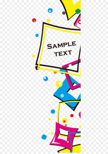 Poster Template - Colorful abstract pattern poster template 