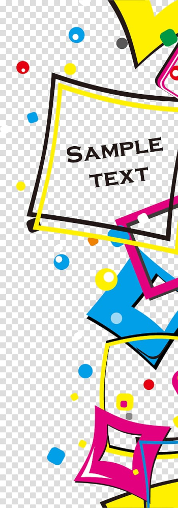 Poster Template, Colorful abstract pattern poster template transparent background PNG clipart