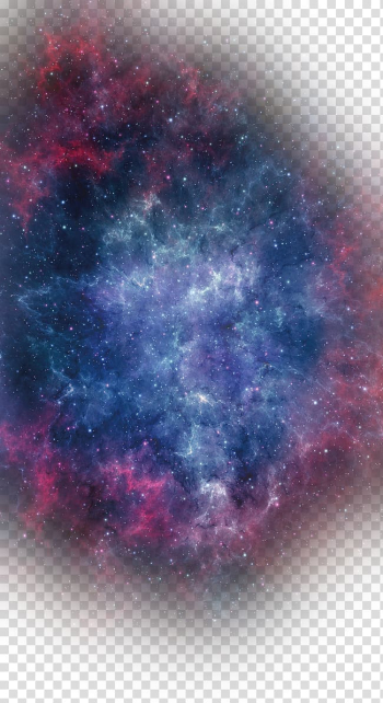 Poster Universe Illustration, Star stars, blue and red galaxy 3D transparent background PNG clipart