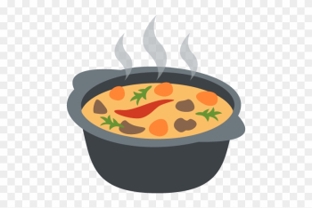 Pot Of Food Emoji Vector Icon - Emoji Food Png