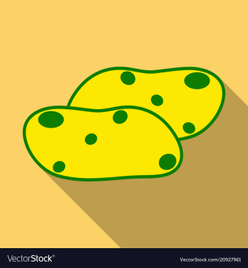 Potatoes isolated background vector image Potatoes isolated background vector image