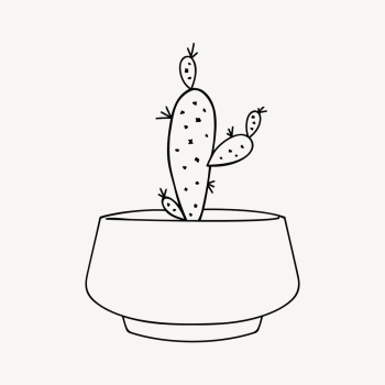 Potted cactus drawing, plant illustration | Free PSD - rawpixel Potted cactus drawing, plant illustration | Free PSD - rawpixel