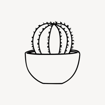 Potted cactus drawing, plant illustration | Free PSD - rawpixel Potted cactus drawing, plant illustration | Free PSD - rawpixel