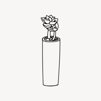 Potted succulent drawing, plant illustration | Free PSD - rawpixel Potted succulent drawing, plant illustration | Free PSD - rawpixel