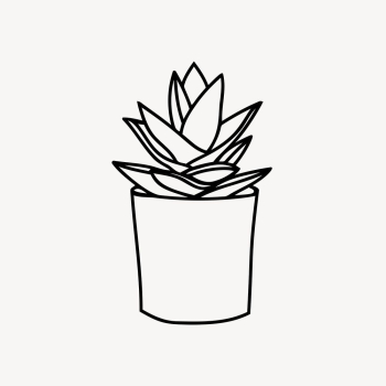 Potted succulent drawing, plant illustration | Free PSD - rawpixel Potted succulent drawing, plant illustration | Free PSD - rawpixel