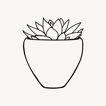 Potted succulent drawing, plant illustration | Free PSD - rawpixel Potted succulent drawing, plant illustration | Free PSD - rawpixel