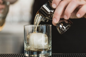 Pouring Alcohol With Jigger Pouring Alcohol With Jigger