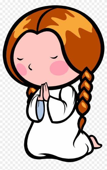 Pray - Girl Praying Clip Art