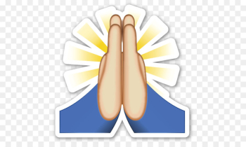 Praying Hands Emoji Prayer Sticker - hand emoji Praying Hands Emoji Prayer Sticker - hand emoji