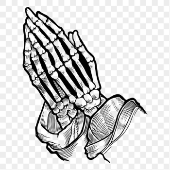 Praying skeleton hands png sticker | Free PNG - rawpixel Praying skeleton hands png sticker | Free PNG - rawpixel
