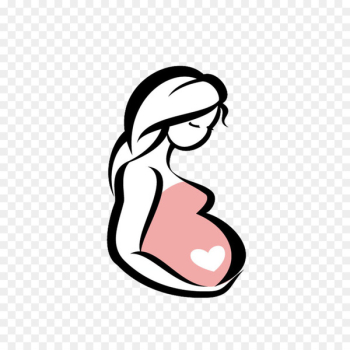 Pregnancy Childbirth Infant Woman Surgery - Hand-painted pregnant women 