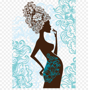 Pregnancy Mother Woman - Pregnant women illustration Silhouette 