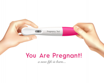 Pregnancy test realistic Free Vector