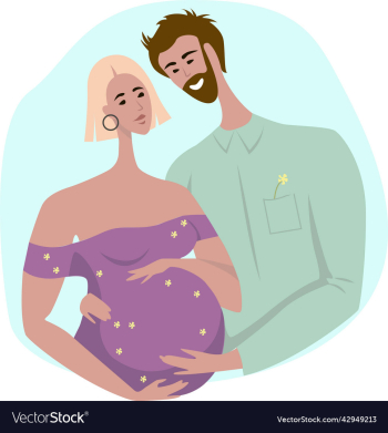 pregnant woman with her husband