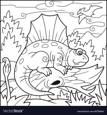 prehistoric dimetrodon dinosaur prehistoric dimetrodon dinosaur