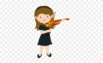 Prelude Playschool Indirapuram - Girl Playing Violin Clipart Prelude Playschool Indirapuram - Girl Playing Violin Clipart