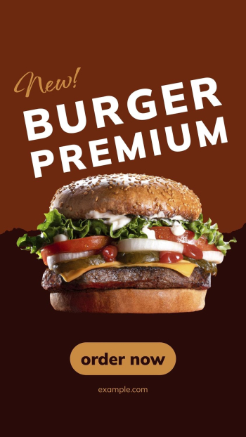 Premium burger Instagram story template, | Free Vector Template - rawpixel Premium burger Instagram story template, | Free Vector Template - rawpixel